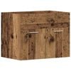 vidaXL Wastafelkast 60x38,5x46 cm bewerkt hout oud houtkleurig