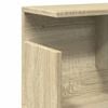 vidaXL Wandkast 100x20x30 cm bewerkt hout sonoma eikenkleurig