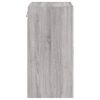 vidaXL Tv-wandmeubel 40,5x30x60 cm bewerkt hout grijs sonoma