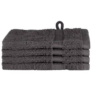 vidaXL Gastendoek SOLUND 4 st Antraciet 15 x 21 cm 550 gsm