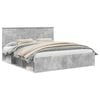 vidaXL Bedframe Betongrijs 180 x 200 cm Bewerkt hout