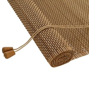 vidaXL Rolgordijn Bruin 130 x 220 cm Bamboe