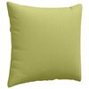 vidaXL Sofa Kussens 2 stuks Lichtgroen 50 x 50 cm Stof