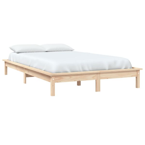 vidaXL Bedframe massief grenenhout 180x200 cm