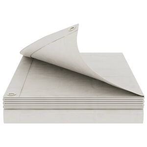 vidaXL Zeil met Oogjes Wit 2 x 3 m 90 gsm PE