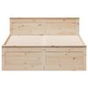 vidaXL Bedframe zonder matras met hoofdbord grenenhout 160x200 cm