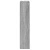 vidaXL Schoenenkast 59x17x81 cm bewerkt hout grijs sonoma