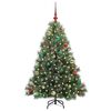 vidaXL Kunstkerstboom met 150 LED met standaard Groen 150 cm PE en PVC