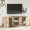 vidaXL Tv-meubel 100x31,5x35 cm bewerkt hout sonoma eikenkleurig