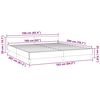 vidaXL Bedframe zonder matras 160x200 cm fluweel donkergroen