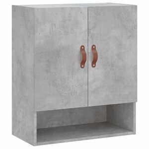 vidaXL Wandkast 60x31x70 cm bewerkt hout betongrijs