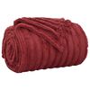 vidaXL Kleden 6 pcs Bordeaux Rood 200 x 150 cm Fleece
