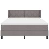vidaXL Boxspringbed met matras Taupe 200 x 160 cm Polyester