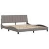 vidaXL Bedframe zonder matras "Hanko" stof taupe 180x200 cm