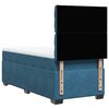 vidaXL Boxspring met matras fluweel blauw 100x200 cm