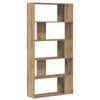 vidaXL Boekenkast 80 x 24 x 159 cm Bewerkt hout Artisan Eiken
