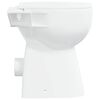 vidaXL Randloos Toilet 7 cm extra hoogte soft-close keramiek wit