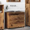 vidaXL Badkamer Kast Oud Hout 76,5 x 35 x 64 cm Bewerkt hout & Metaal