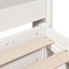 vidaXL Bedframe zonder matras massief grenenhout wit 135x190 cm