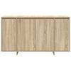 vidaXL Dressoir Sonoma Eiken 135 x 41 x 75 cm Bewerkt hout