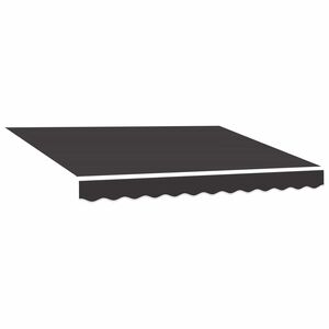 vidaXL Vervangingsdoek voor luifel 300x250 cm polyester grijs