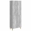 vidaXL Kastenset 2 pcs Grijs Sonoma Bewerkt hout