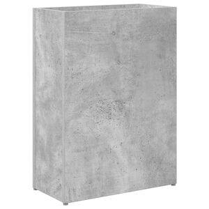 vidaXL Paraplu Standaard Beton Grijs 40 x 20 x 55,5 cm Bewerkt hout