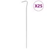 vidaXL Tentharingen 25 st &Oslash;3 mm 23 cm gegalvaniseerd staal