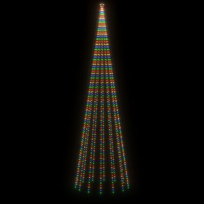 vidaXL Kerstboom met grondpin 1134 LED's meerkleurig 800 cm