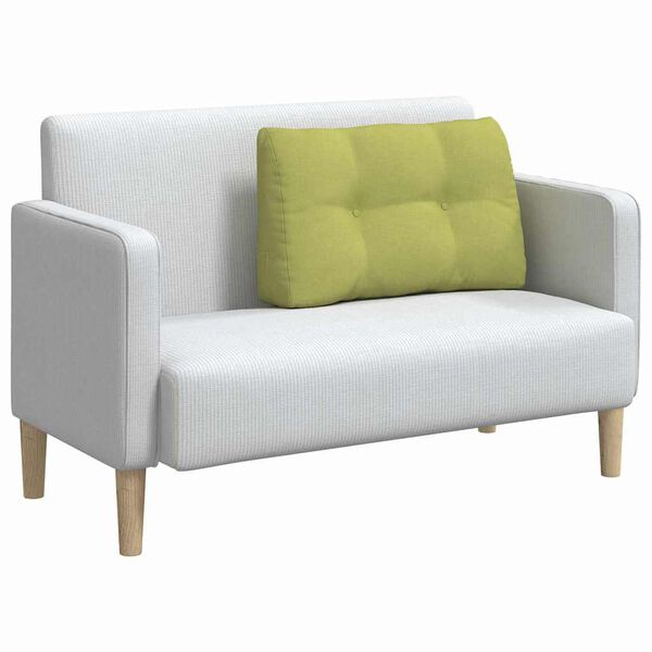 vidaXL Rugkussen Lichtgroen 80 x 24 x 50 cm Stof