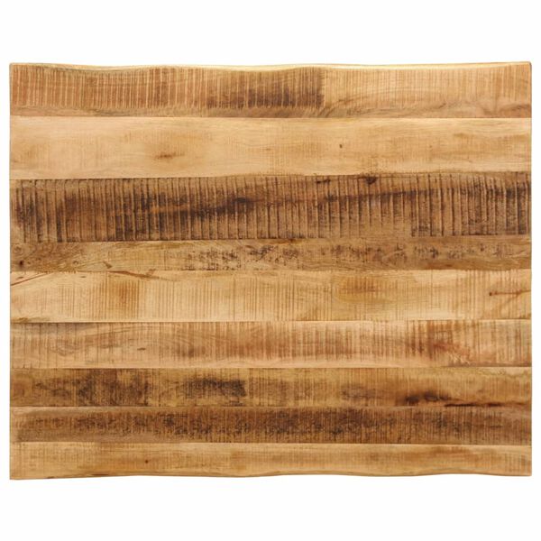 vidaXL Tafelblad met natuurlijke rand 110x80x2,5 cm massief mangohout