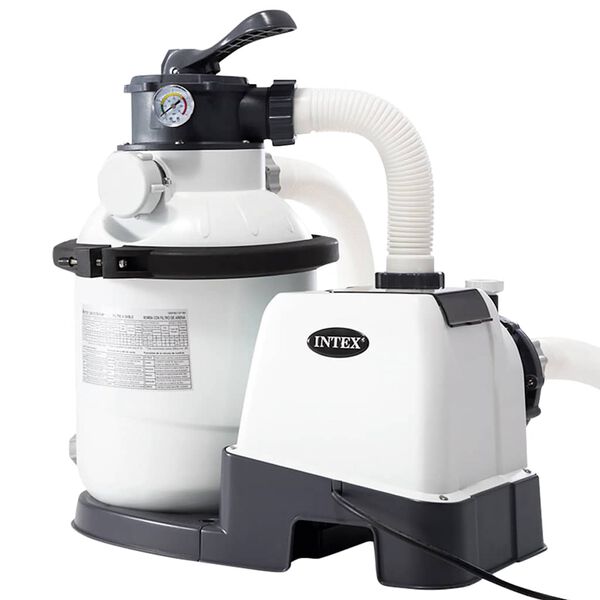 INTEX Zwembadset Graphite Gray Panel bovengronds 478x124 cm