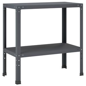 vidaXL Planttafel 100 x 40 x 80 cm Gepoedercoat staal Antraciet