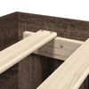 vidaXL Bedframe zonder matras bewerkt hout bruin eikenkleur 120x200 cm