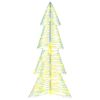 vidaXL Kerstboom met 100 LED Warmwit 120 cm PET