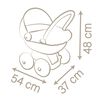 Smoby Poppenwagen Baby Nurse 54x37x48 cm