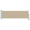 vidaXL Zijkant luifel 60 x 300 cm 100% polyester ijzer staal