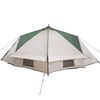 vidaXL Teepee Tent met dak met opslag Groen en Wit 490 x 410 x 210 cm