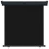 vidaXL Balkonscherm 165x250 cm zwart