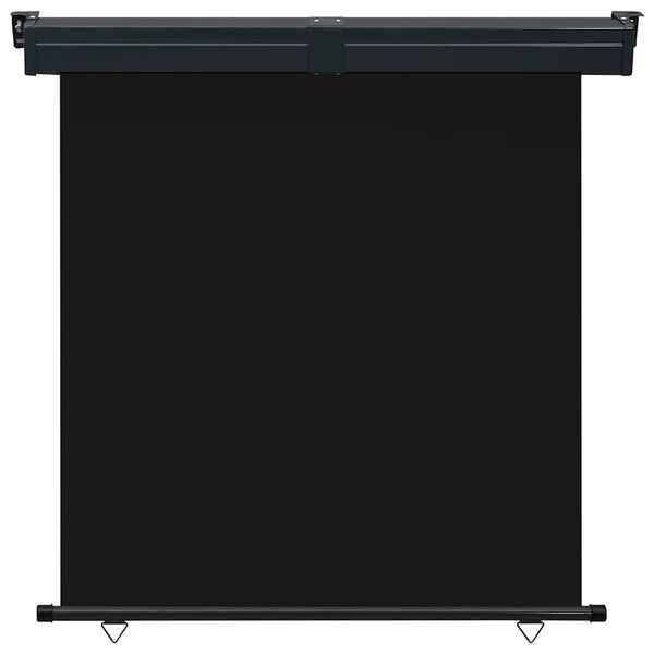 vidaXL Balkonscherm 165x250 cm zwart