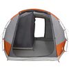 vidaXL Autotent 2-persoons waterdicht grijs en oranje