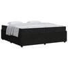 vidaXL Bedframe met matras Zwart 200 x 200 cm Stof