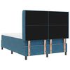 vidaXL Boxspringbed met hoofdeinde Blauw 140 x 190 cm Fluweel