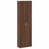 vidaXL Kledingkast Bruin Eiken 55 x 25 x 189 cm Bewerkt hout
