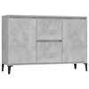 vidaXL Dressoir 102x35x70 cm bewerkt hout betongrijs
