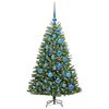 vidaXL Kunstmatige Inklapbare Kerstboom Groen 120 cm PVC en Metaal
