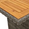 vidaXL 11-delige Tuinset met kussens poly rattan grijs