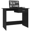 vidaXL Bureau 100x50x76 cm bewerkt hout wit