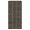 vidaXL Tuinkast 50x55x115 cm poly rattan grijs