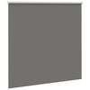 vidaXL Rolgordijn verduisterend 150x150 cm stofbreedte 146,6 cm grijs